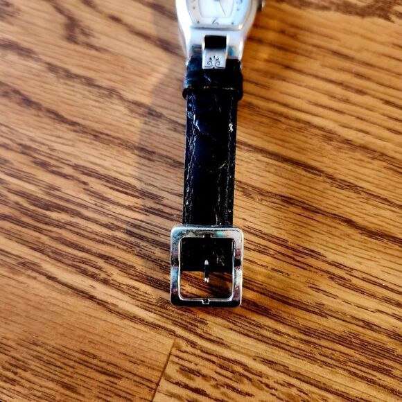 BRIGHTON Silver "Sorrento" Watch w/ Reversible Leather Strap JEWELRY TO LIVE IN! - Picture 3 of 12